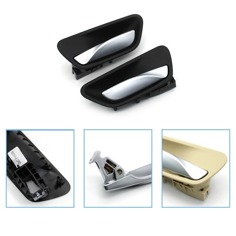 Car Craft Compatible With Bmw 3 Series F30 F34 2012-2018 4 Series M3 M4 F31 F35 F80 F32 F33 F36 F82 F83 2013-2020 Interior Unlock Door Opening Pull Handle Bowl Cover 51417279345 Beige Left - CAR CRAFT INDIA