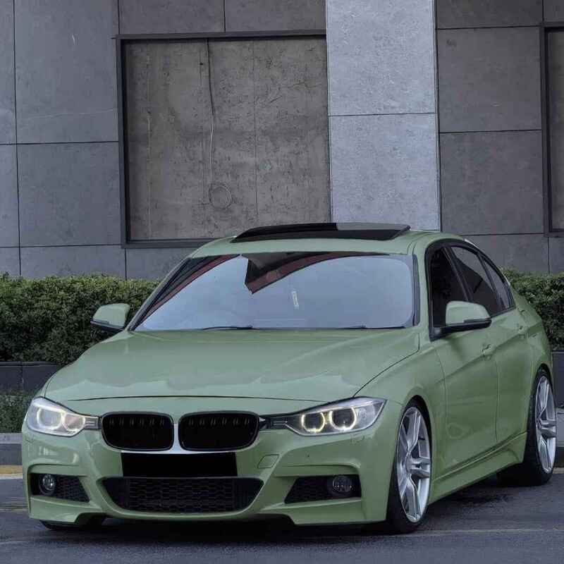 Car Craft Compatible With Bmw 3 Series F30 F80 2012-2018 M3 M4 Front Bumper Show Mesh Grill Dual Line Bar Zst-1329 Dual Glossy Black - CAR CRAFT INDIA