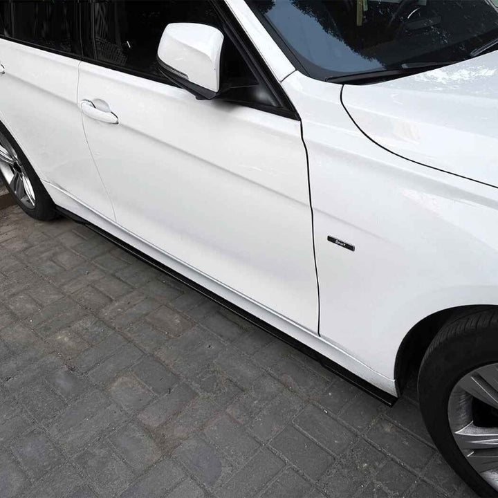 Car Craft Compatible With Bmw 3 Series F30 2012-2018 Car Side Skirts Splitter Running Board Trim Zst-1490 Gb Glossy Black - CAR CRAFT INDIA