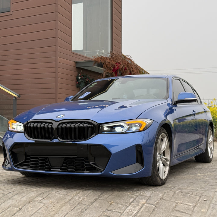 Car Craft Compatible With Bmw 3 Series F30 2012-2018 Upgrade Facelift Convert To G20 G28 2023 Lci Style Bodykit Front Rear Bumper Grill Hood Bonnet Fender Trunk Headlight Taillight Mirror Non Cut Version - CAR CRAFT INDIA