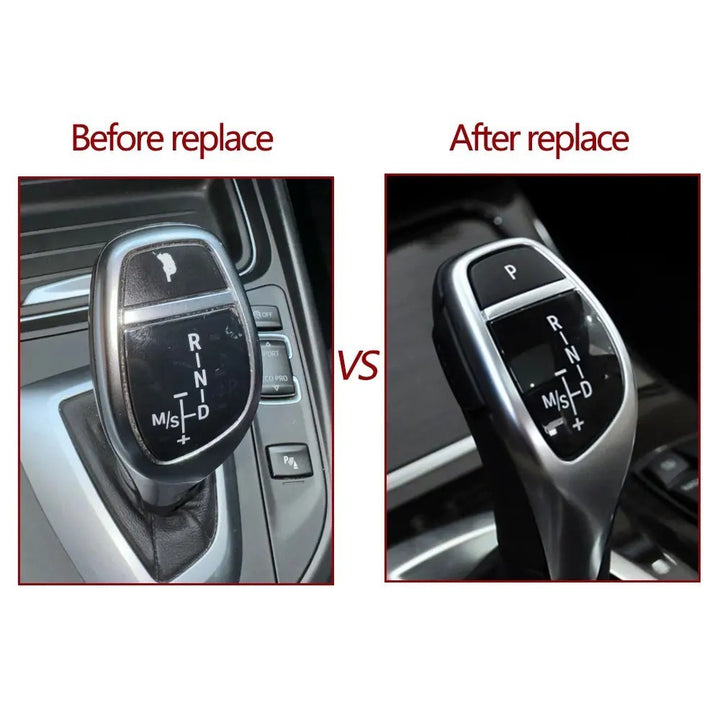 Car Craft Compatible With Bmw 1 2 3 4 5 6 7 Series F20 F30 F34 F10 F07 F06 F12 F01 F02 X3 X4 F25 F26 X5 X6 F15 F16 Gear Shift Lever Auto Parking Switch Letter P Button Cover Model B Red