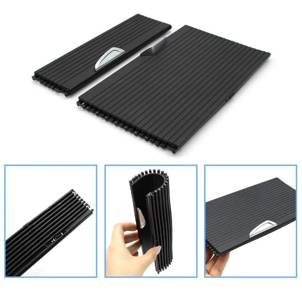 Car Craft Compatible With Bmw X1 F48 F49 2016-2021 X2 F39 2016-2021 Car Interior Center Armrest Drink Water Cup Holder Roller Curtain Blind Shutter Trim Front 51169299529-c