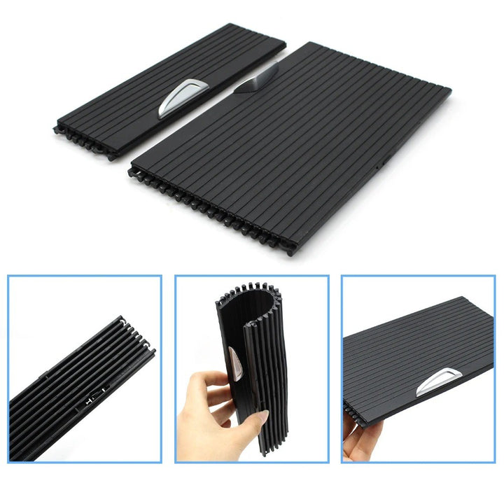 Car Craft Compatible With Bmw X1 F48 F49 2016-2021 X2 F39 2016-2021 Car Interior Center Armrest Drink Water Cup Holder Roller Curtain Blind Shutter Trim Front 51169299529-c