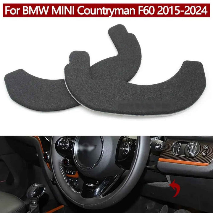 Car Craft Compatible With Bmw Mini Cooper Countryman F60 2015-2024 Front Dashboard Steering Wheel Lower Cover Sponge Backplate 51459332784-c