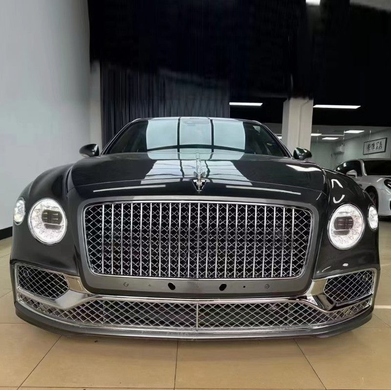 Car Craft Compatible With Bentley Flying Spur 2005-2019 Upgrade Facelift Conver To 2020 Flying Spur Gt Bodykit Bumper Headlight Taillight Fender Hood Trunk Front Lip Grill - CAR CRAFT INDIA