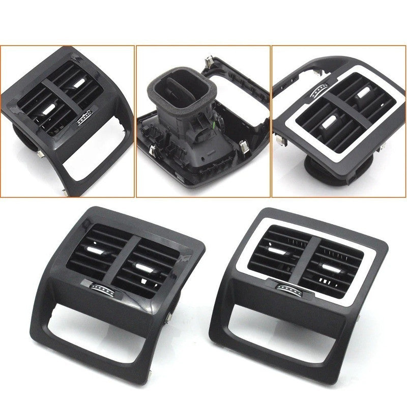 Car Craft Compatible With Bmw Ix3 G08 2019-2024 X3 G01 2018-2021 F97 2017-2021 X4 G02 2017-2021 X4m F98 2017-2021 Rear Ac Vent Grille Panel Air Conditioning 64227910859-c Black Silver Model B Assembly
