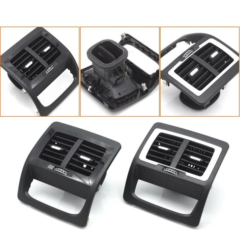Car Craft Compatible With Bmw Ix3 G08 2019-2024 X3 G01 2018-2021 X3m F97 2017-2021 X4 G02 2017-2021 X4m F98 2017-2021 Car Rear Ac Vent Grille Panel Air Conditioning 64227910859-c Black Silver Model B