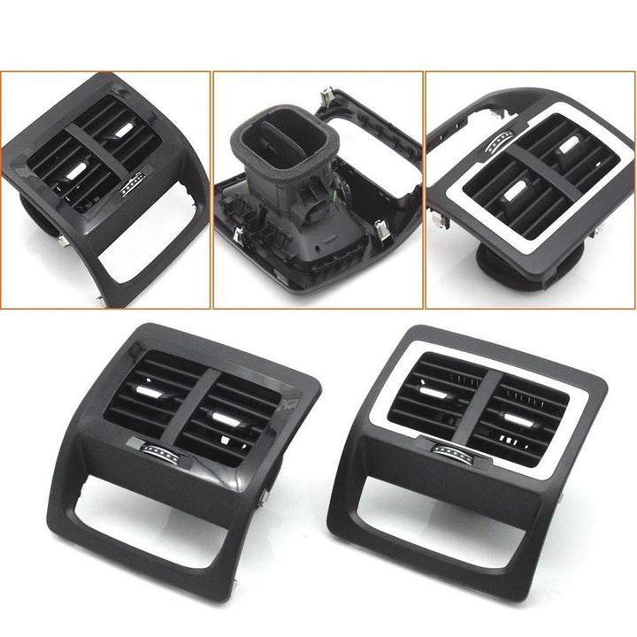 Car Craft Compatible With Bmw Ix3 G08 2019-2024 X3 G01 2018-2021 X3m F97 2017-2021 X4 G02 2017-2021 X4m F98 2017-2021 Car Rear Ac Vent Grille Panel Air Conditioning 64227910859-c Black Silver Model B