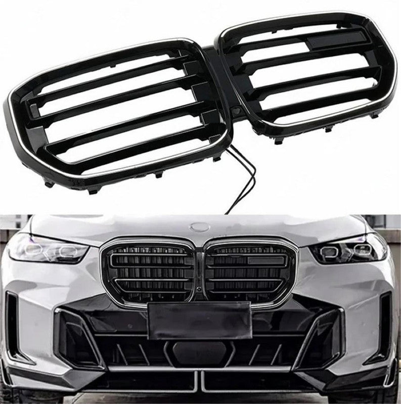 Car Craft Compatible With Bmw X5 G05 Lci 2023-2025 M Sport Front Bumper Show Illuminated Led Glow Grill CC-9673