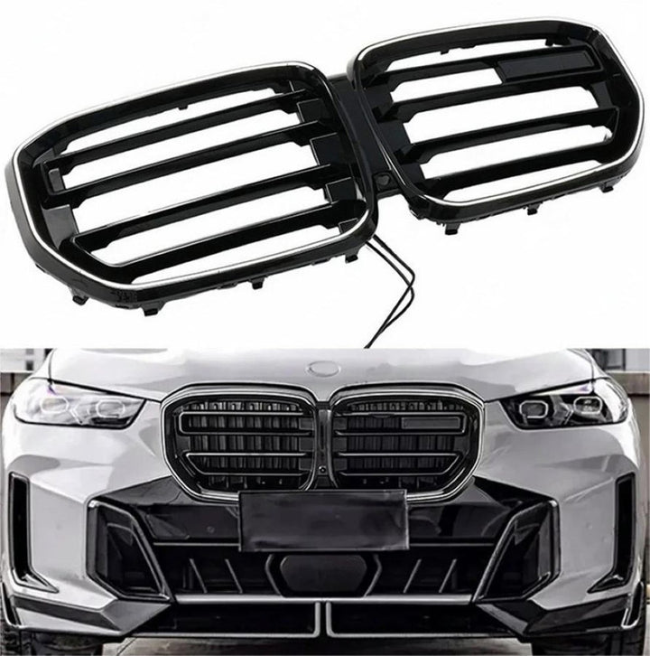 Car Craft Compatible With Bmw X5 G05 Lci 2023-2025 M Sport Front Bumper Show Illuminated Led Glow Grill CC-9673