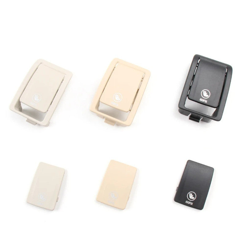 Car Craft Compatible With Bmw X6 G06 2019-2025 Rear Child Seat Anchor Safety Isofix Restraint Backseat Buckle Covers 52207939510-1 Beige CC-9024