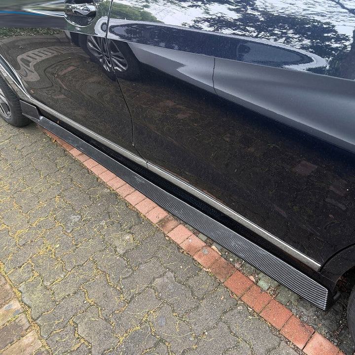 Car Craft Compatible With Bmw X7 G07 2019-2026 M Sport Side Skirt Splitter Trim Running Board Zst-1505 Cf Carbon Fiber Look