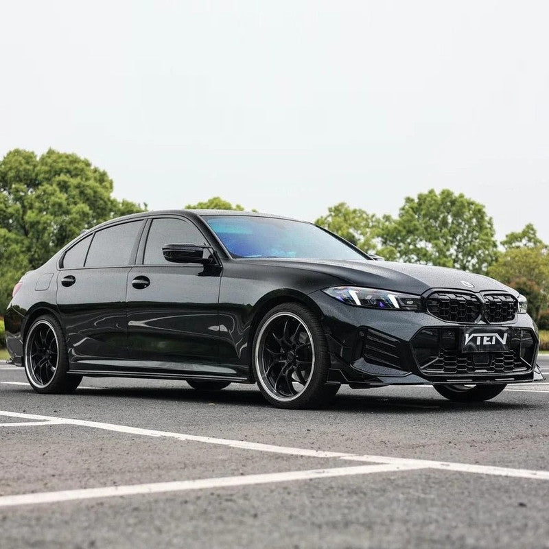 Car Craft Compatible With Bmw 3 Series Lci G20 G28 2023-2026 Front Bumper Lip Splitter Skirt Trim Vten V Ten Style V3