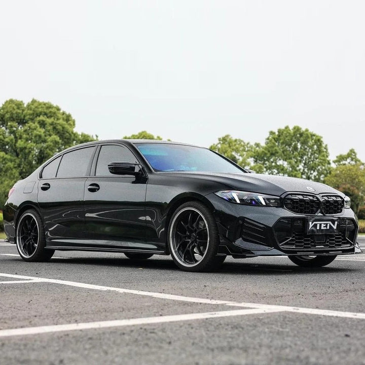 Car Craft Compatible With Bmw 3 Series Lci G20 G28 2023-2026 Front Bumper Lip Splitter Skirt Trim Vten V Ten Style V3