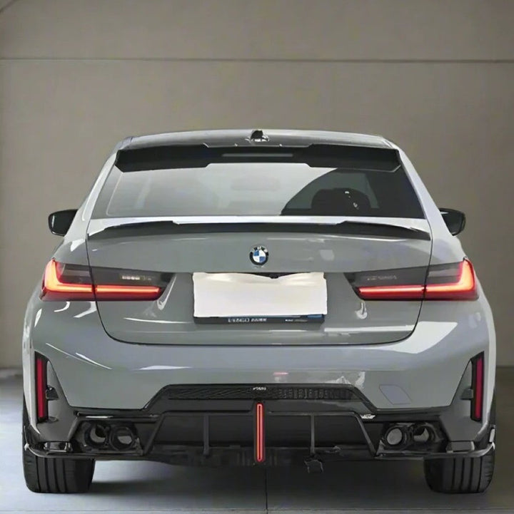 Car Craft Compatible With Bmw 3 Series G20 G28 Lci 2019-2026 M Sport M340i Roof Wing Boot Lip Roof Spoiler Trim Skirts V Ten Vten Style - CAR CRAFT INDIA