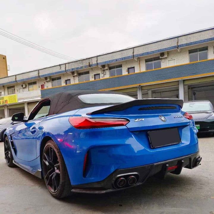 Car Craft Compatible With Bmw Z4 G29 2019-2025 Side Skirts Running Board Lip Splitter Skirts Trim Canard Real Carbon Fiber - CAR CRAFT INDIA