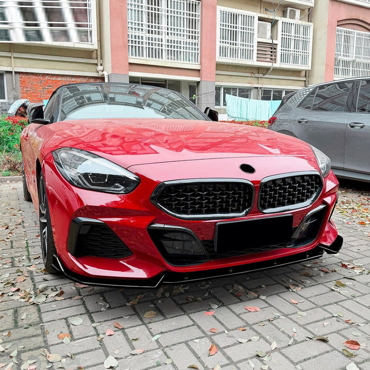 Car Craft Compatible With Bmw Z4 G29 2018-2026 Front Bumper Lip  Splitter Skirt Trim Zst-1550 Gb Glossy Black CC-10936