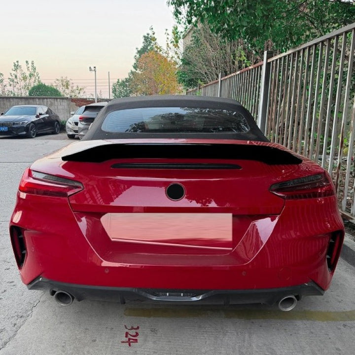 Car Craft Compatible With Bmw Z4 G29 2018-2025 Rear Trunk Wing Boot Roof Lip Spoiler Zst-1454 Gb Glossy Black - CAR CRAFT INDIA