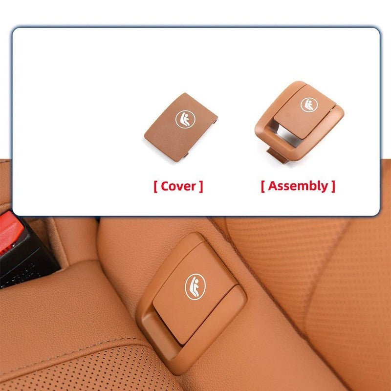 Car Craft Compatible With Bmw 5 Series G30 2017-2024 Rear Child Seat Anchor Safety Isofix Restraint Backseat Buckle Covers 52207451008-1 Black B CC-9035