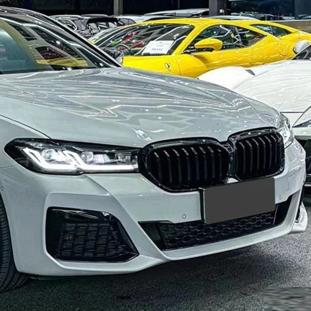 Car Craft Compatible With Bmw 5 Series Lci G30 G38 F90 2021-2023 Upgrade Facelift Convert To Mt M Tech M Sport Front Bumper Bodykit Assembly G30/38-054