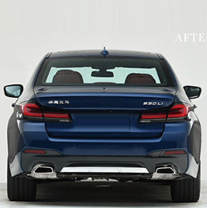 Car Craft Compatible With Bmw 5 Series Lci G30 G38 F90 2021-2023 Upgrade Facelift Convert To Mt M Tech M Sport Rear Bumper Bodykit Assembly G30/38-011