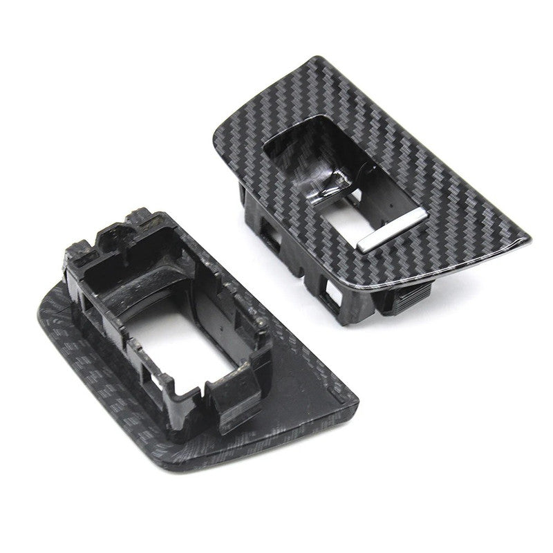 Car Craft Compatible With Bmw 5 Series G30 2018-2024 Car Interior Door Window Lifting Switch Button Control Panel Outer Cover Trim Carbon Fiber Look 51417438578r 7438583l 7438809l 7438810r - CAR CRAFT INDIA