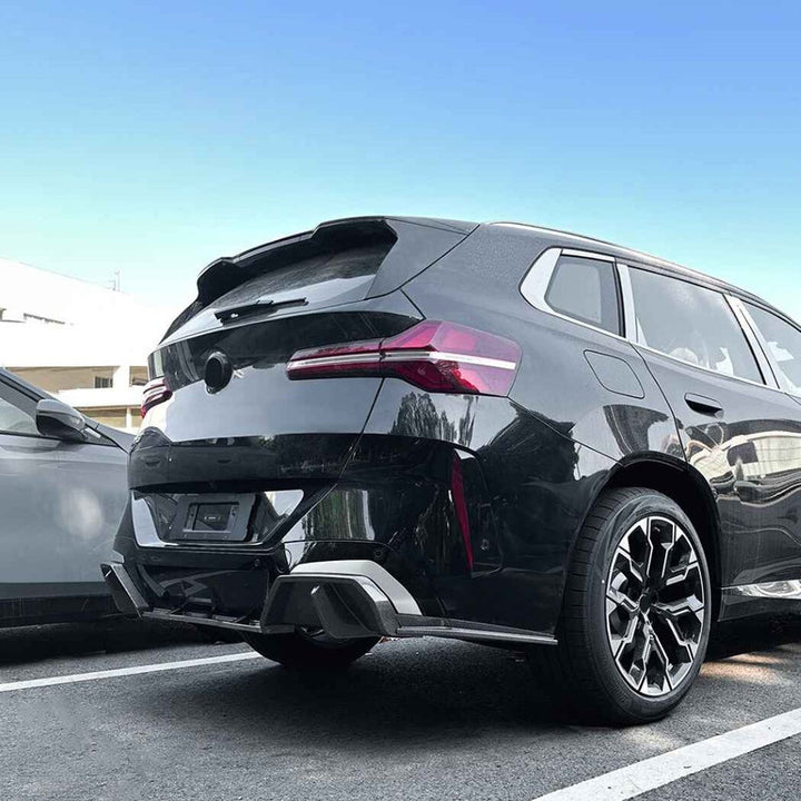 Car Craft Compatible With Bmw X3 G45 2025+ M Sport Rear After Bumper Lip Splitter Skirts Diffuser Zst-1158 Gb Glossy Black - CAR CRAFT INDIA