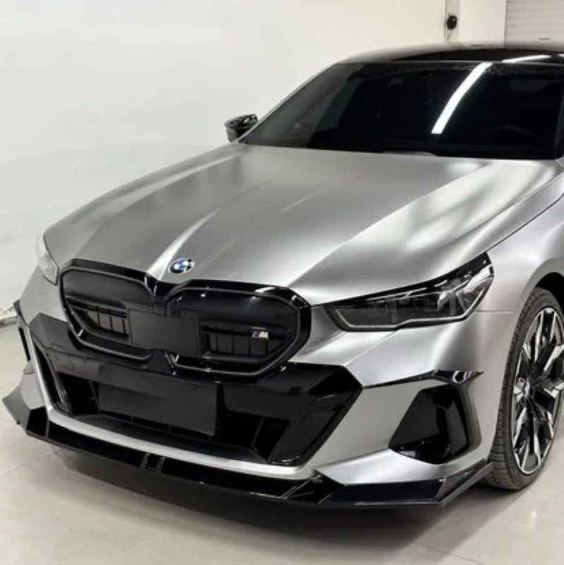 Car Craft Compatible With Bmw 5 Series G60 2024+ Front Bumper Lip Splitter Skirts Trim V Ten Vten Style - CAR CRAFT INDIA