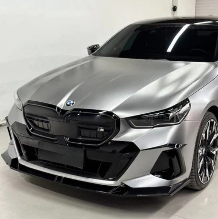 Car Craft Compatible With Bmw 5 Series G60 2024+ Front Bumper Lip Splitter Skirts Trim V Ten Vten Style - CAR CRAFT INDIA