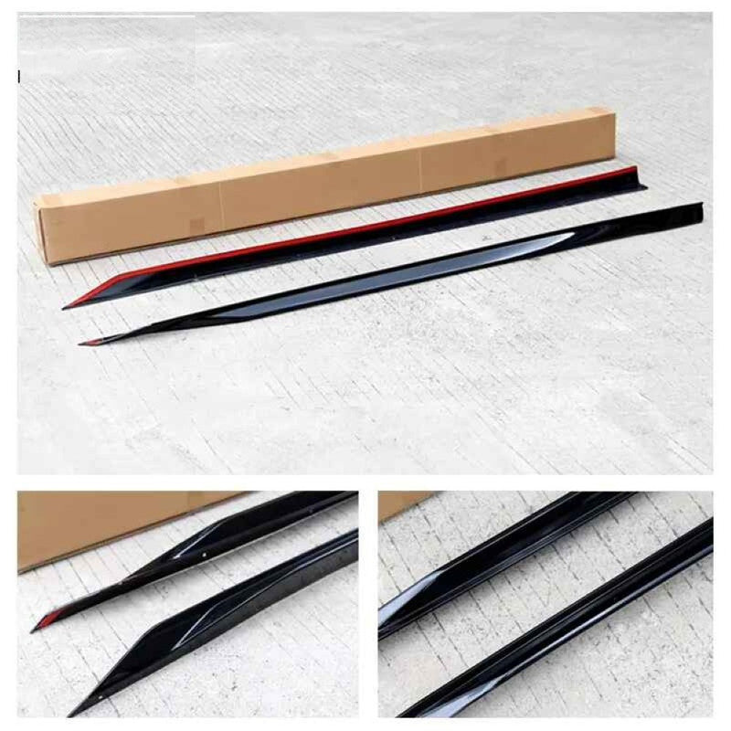 Car Craft Compatible With Bmw 5 Series G60 2024+ M Performance M Sports Mt Mp M5 Side Skirt Splitter Extension Carbon Fiber Look G60/68-011/012 Cf Gc