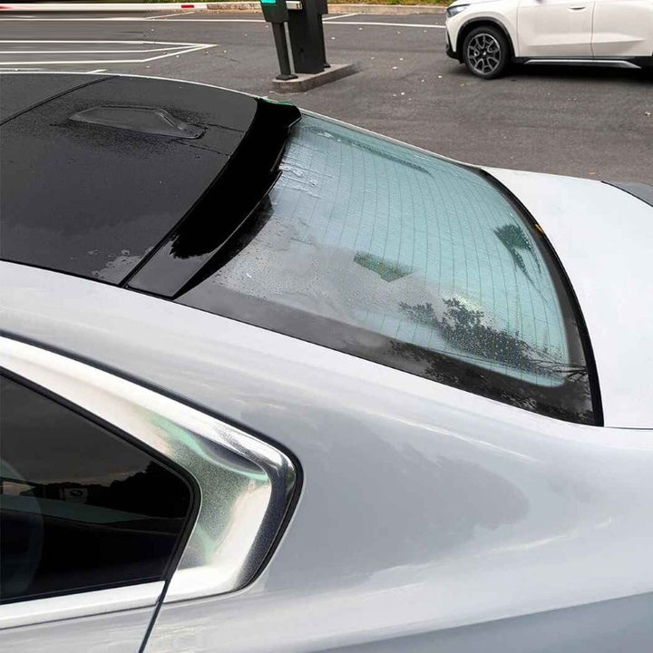 Car Craft Compatible With Bmw 7 Series G70 G73 I7 2023+ Rear Trunk Wing Boot Roof Lip Spoiler Zst-1411 Gb Glossy Black - CAR CRAFT INDIA