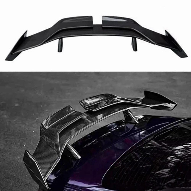 Car Craft Compatible With Bmw 2 Series G87 3 Series G20 G28 G80 G82 G22 M3 M4 M5 5 Series G60 G68 Z4 G29 G90 G26 G23 Rear Trunk Wing Boot Wing Spoiler Real Carbon Fiber Im Universal Style