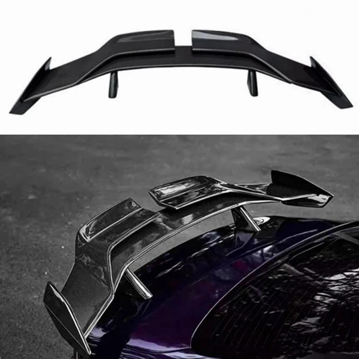Car Craft Compatible With Bmw 2 Series G87 3 Series G20 G28 G80 G82 G22 M3 M4 M5 5 Series G60 G68 Z4 G29 G90 G26 G23 Rear Trunk Wing Boot Wing Spoiler Real Carbon Fiber Im Universal Style
