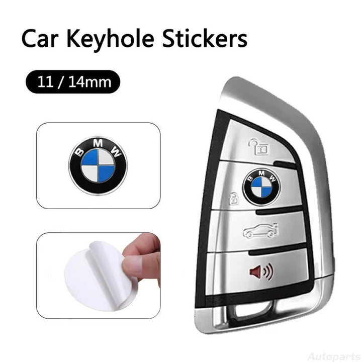 Logo Craft Compatible With Bmw F10 F02 F30 F25 F15 G20 G30 G05 G12 G70 G32 G07 G29 E60 E70 E90 E89 E84 G01 G02 1 2 3 4 5 6 7 Series X1 X3 X4 X5 X6 X7 Z4 Car Key Cover Logo Emble Badge Jahre 11mm