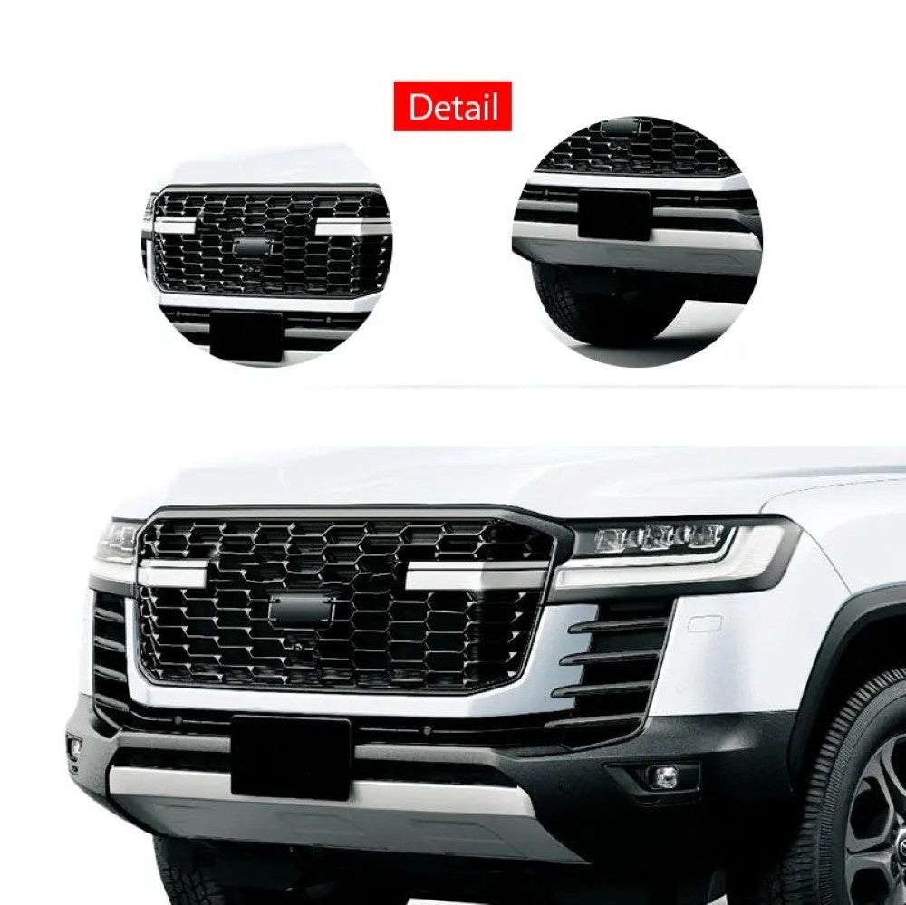 Car Craft Compatible With Toyota Land Cruiser Lc300 Lc 300 2021+ Upgrade Facelift Convert To Lc300 Gr Grsport Sport Style Bodytkit Front Rear Bumper Grill Skirt Splitter Wheel Arch F158
