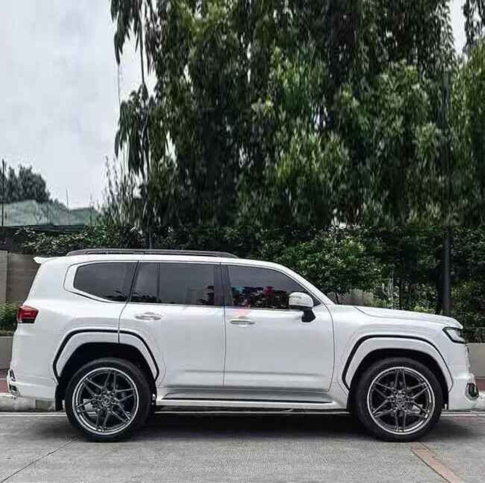 Car Craft Compatible With Toyota Land Cruiser Lc300 Lc 300 2022-2025 Front Rear Bumper Lip Skirt Splitter Trim Wheel Arch Exhaust Tip Pipe Set