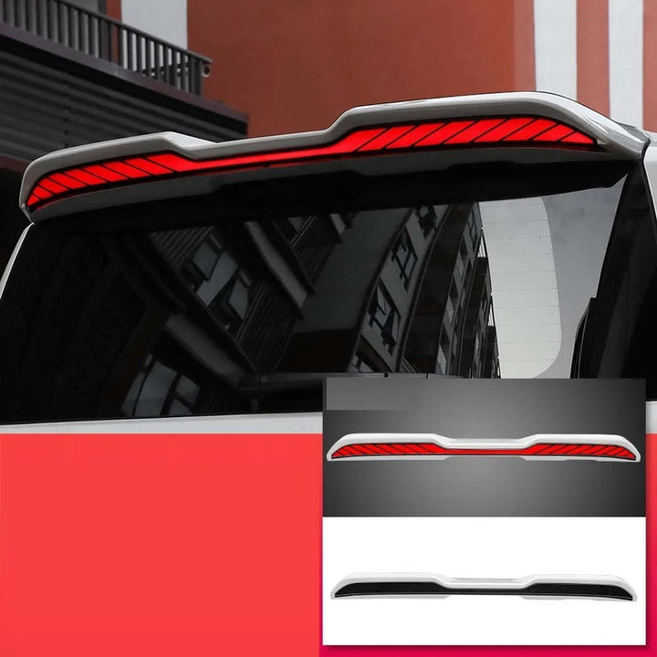 Car Craft Compatible With Toyota Land Cruiser Lc300 Lc 300 2022-2026 Rear Trunk Tail Wing Boot Roof Spoiler With Led Light - CAR CRAFT INDIA