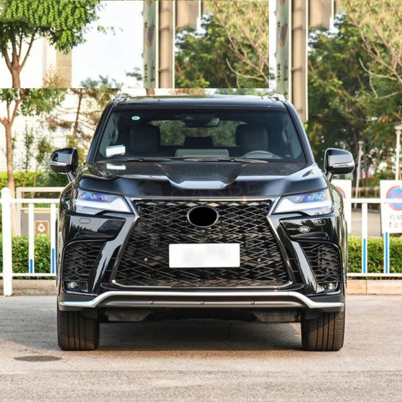 Car Craft Compatible With Toyota Lexus Lx600 2022+ Low Version Upgrade Facelift Convert To Lx600 High Version Style Bodytkit Front Rear Grill Skirt Splitter F166
