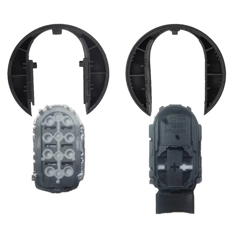 Car Craft Compatible With Mini Cooper Peaceman Countryman Clubman F55 F56 F57 F58 F59 F60 F50 2014-2022 Upgrade Key Cover Case To New Style Car Key Cover Shell With Blade 4 Button Bm-ks-57