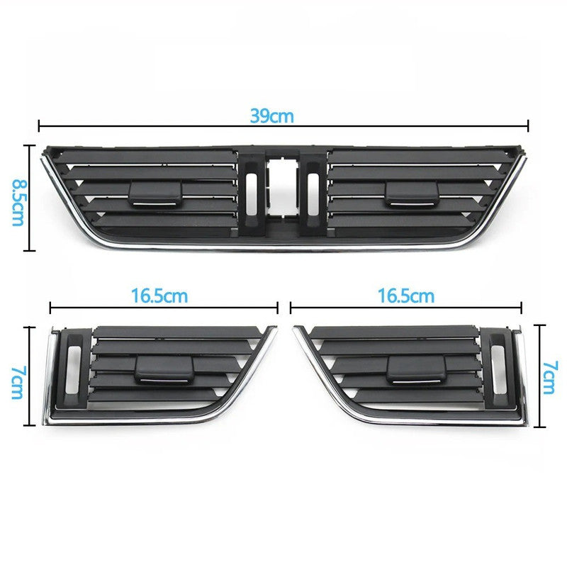 Car Craft Compatible With Skoda Octavia 3 A7 5e Mk3 2014-2021 Car Ac Air Vent Grille Slider Panel Cover 5e0820951c-c Middle Centre Central
