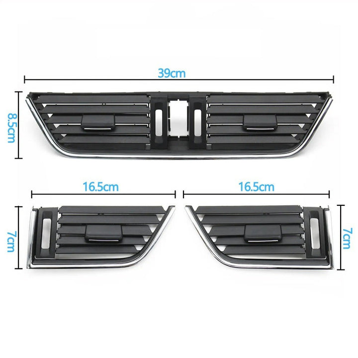 Car Craft Compatible With Skoda Octavia 3 A7 5e Mk3 2014-2021 Car Ac Air Vent Grille Slider Panel Cover 5e0820951c-c Middle Centre Central