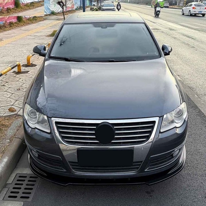 Car Craft Compatible With Vw Volkswagen Passat B6 2005-2010 Bumper Front Lip Splitter Skirt Trim Zst-1477 Cf Carbon Fiber Look