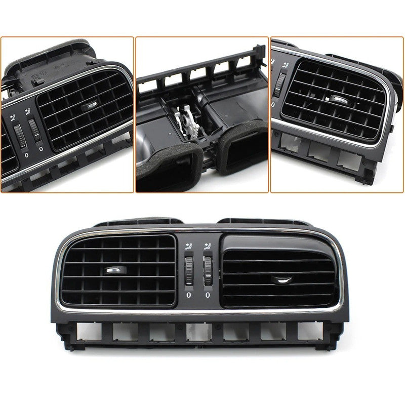 Car Craft Compatible With Vw Volkswagen Polo Vento Ameo 2011-2024 Car Front Air Conditioner Ac Vent Grille Assembly 6r0819703-1 Left