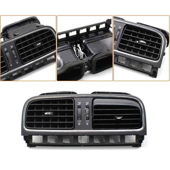 Car Craft Compatible With Vw Volkswagen Polo Vento Ameo 2011-2024 Car Front Air Conditioner Ac Vent Grille Assembly 6r0819703-1 Left