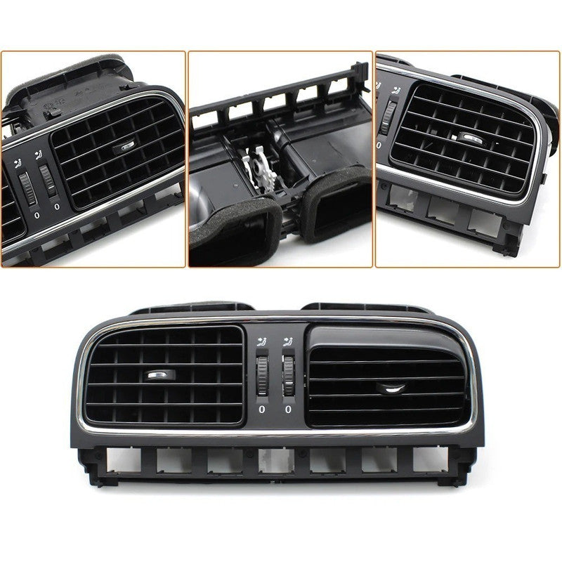 Car Craft Compatible With Vw Volkswagen Polo Vento Ameo 2011-2024 Car Front Air Conditioner Ac Vent Grille Assembly 6rd819728-1 Middle Centre