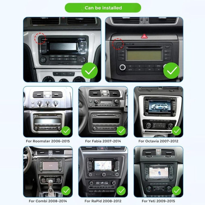 Car Craft Compatible With Vw Volkswagen Skoda Polo Jetta Passat Ameo Tiguan Toureg Fabia Rapid Vento Octavia Superb Digital Android Multimedia Infotainment Touchscreen Dvd Player Carplay Android Auto 8 Coire 4gb +64gb Ambient Light With Camera 7 Inch