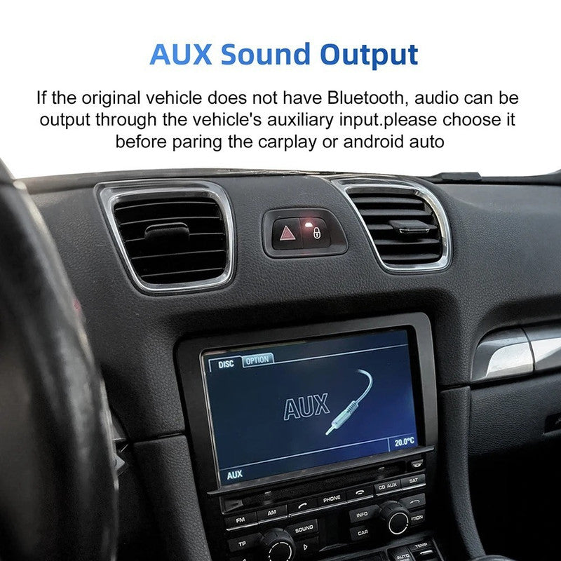 Car Craft Compatible With Porsche Cayenne 2007-2010 911 2006-2012 Upgrade To Wireless Apple Carplay Android Auto Adapter Carplay Car Play Box Player With Screeen Mirror Link Google Maps Aux Pcm 3.0