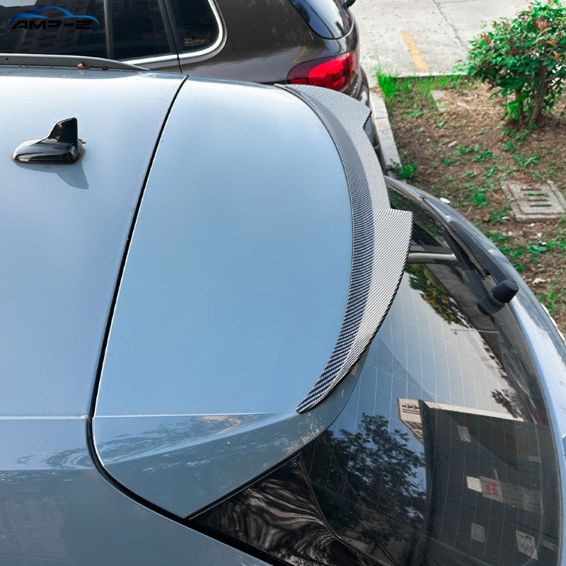 Car Craft Compatible With Audi Q3 F3 2019-2024 Rear Trunk Wing Boot Roof Lip Spoiler Zst-1394 Cf Carbon Fiber Look - CAR CRAFT INDIA