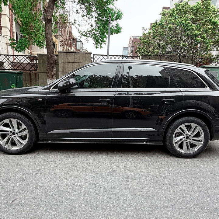 Car Craft Compatible With Audi Q7 Sq7 Mk2.5 2020+ Side Skirt Splitter Trim Running Board Zst-1559 Gb Glossy Black