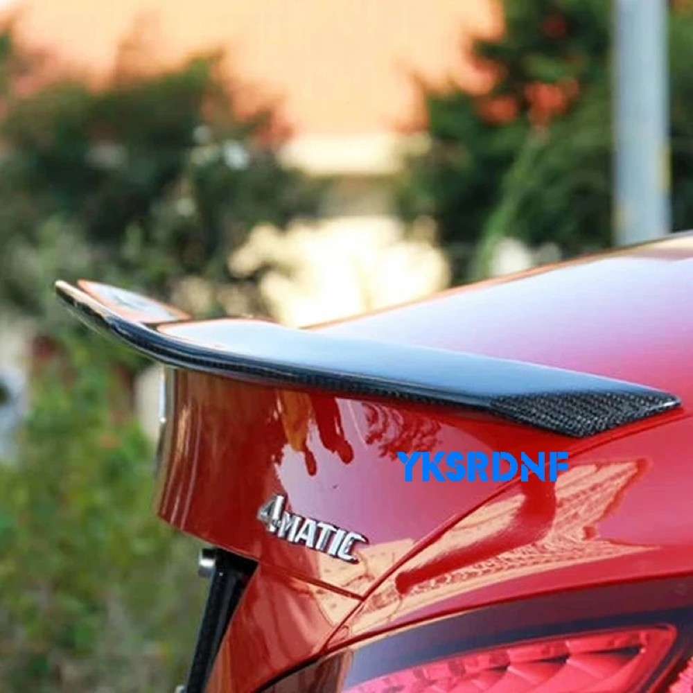 Car Craft Compatible With Mercedes Cla W117 2014-2019 Rear Trunk Wing Boot Spoiler Lip Splitter Skirt Psm Black Ar-benz-094 Glossy Black - CAR CRAFT INDIA